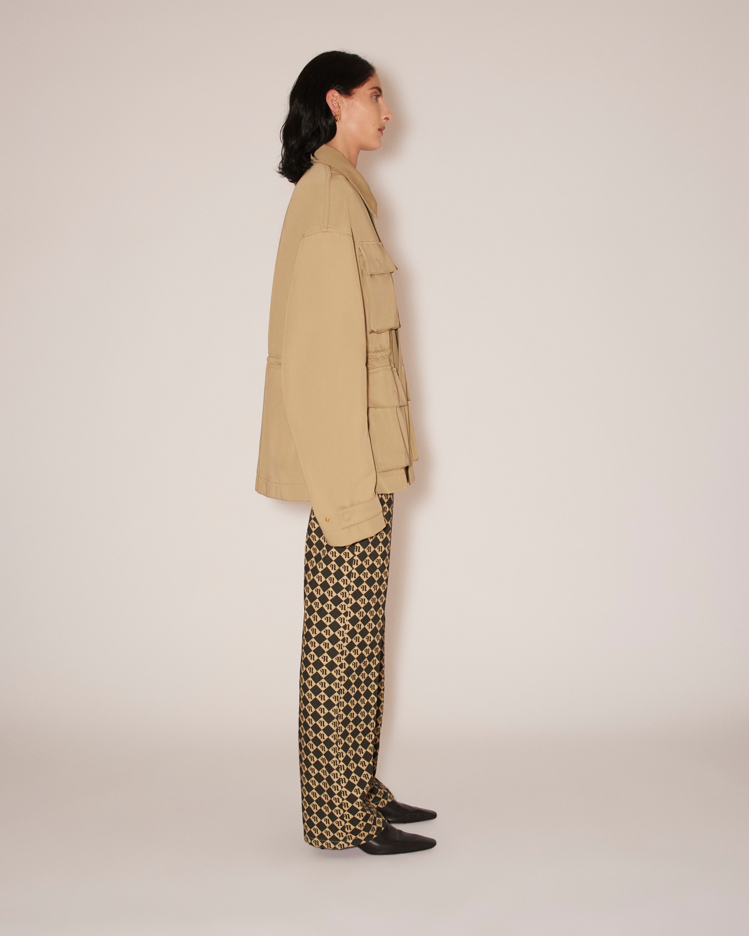 WILL - Bonded-twill utalitarian jacket - Beige - 6