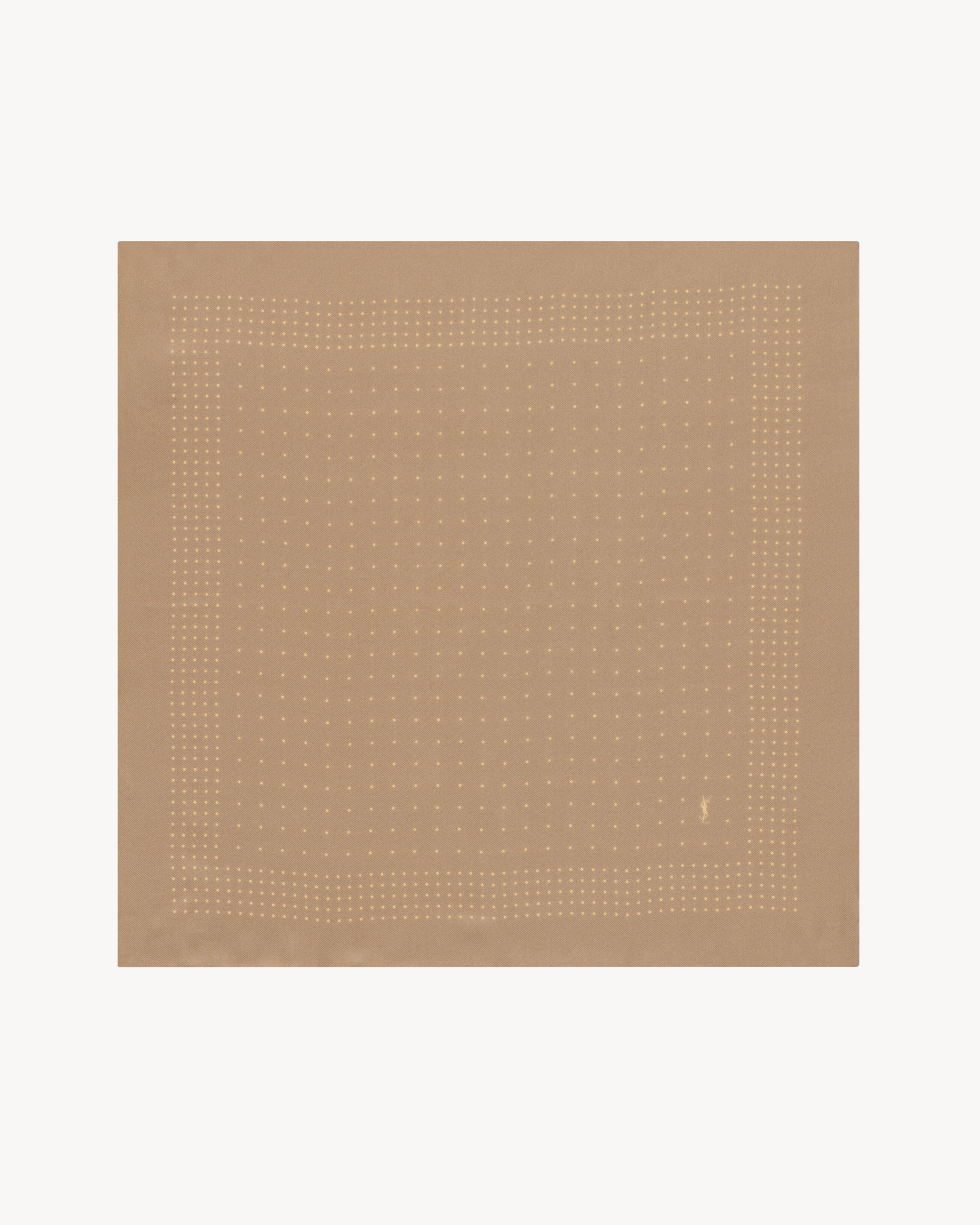 POCKET SQUARE IN DOTTED SILK TWILL - 2