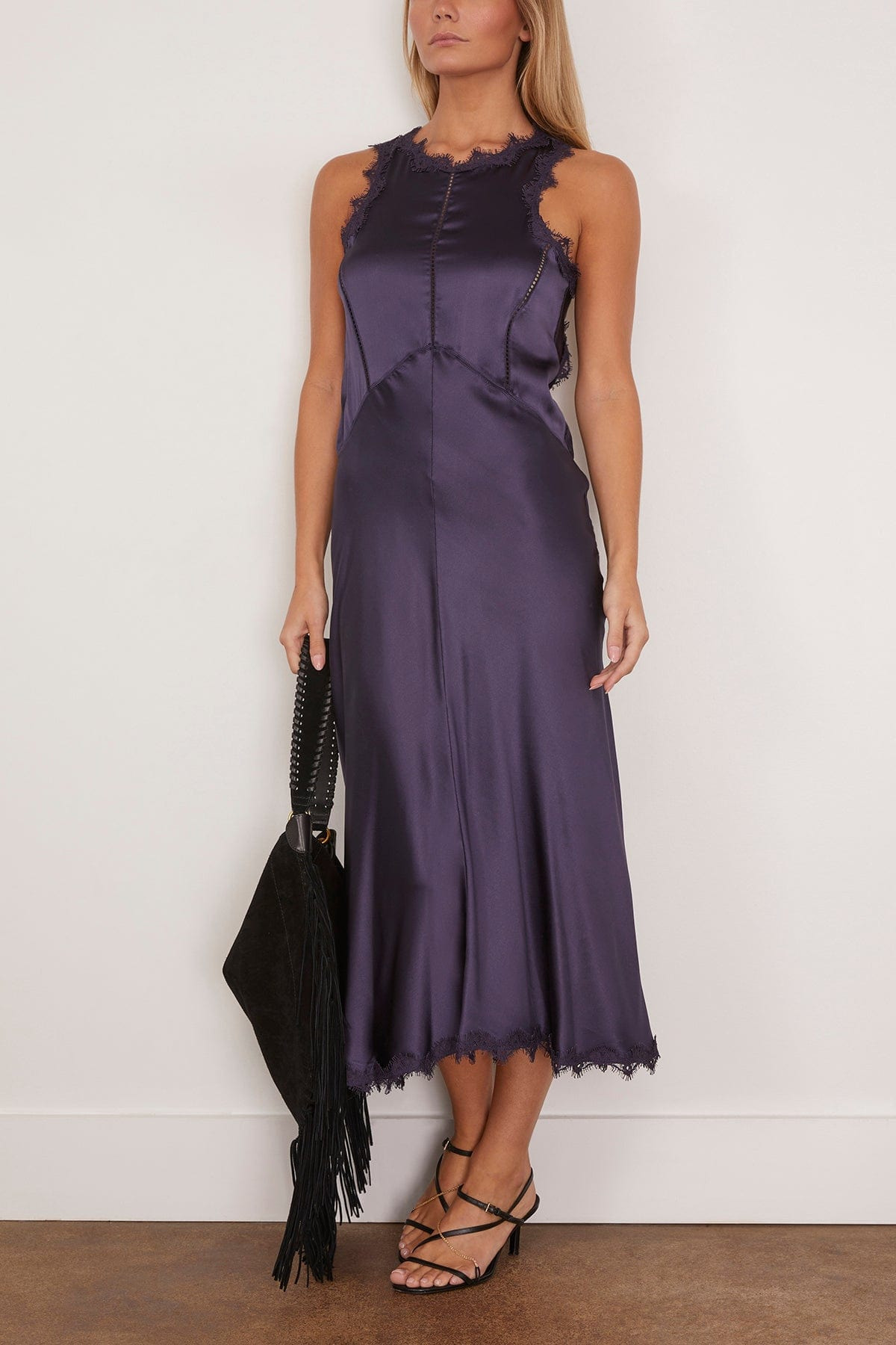 Jadelia Dress in Black Midnight - 2
