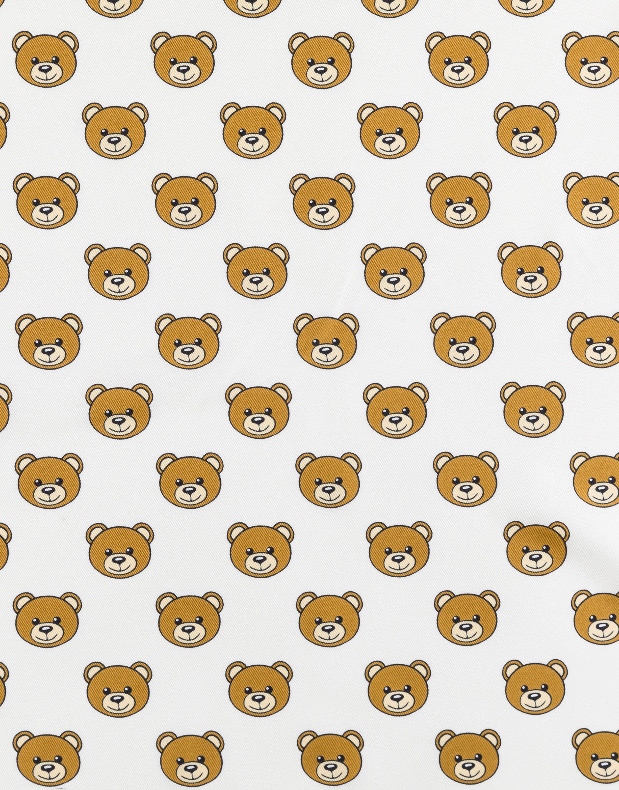 ALL-OVER TEDDY BEAR SILK SCARF - 3