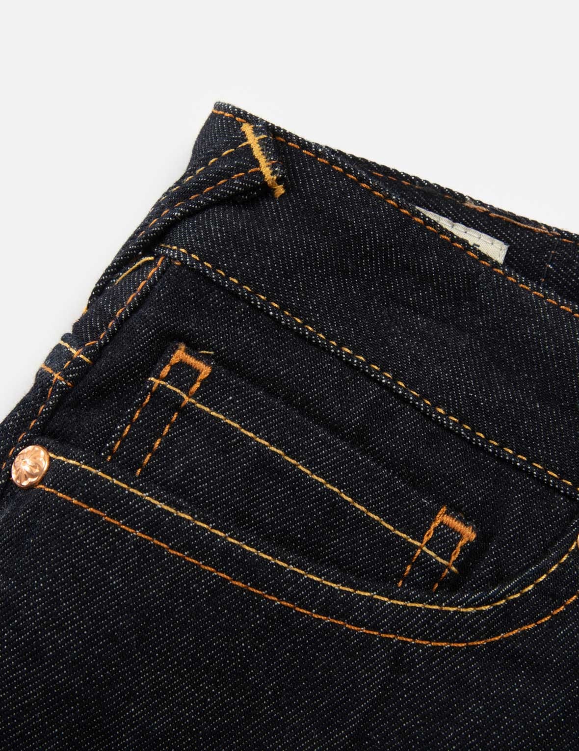GOLDFISH AND FLORAL FLOW EMBROIDERY STRAIGHT FIT DENIM JEANS - 9