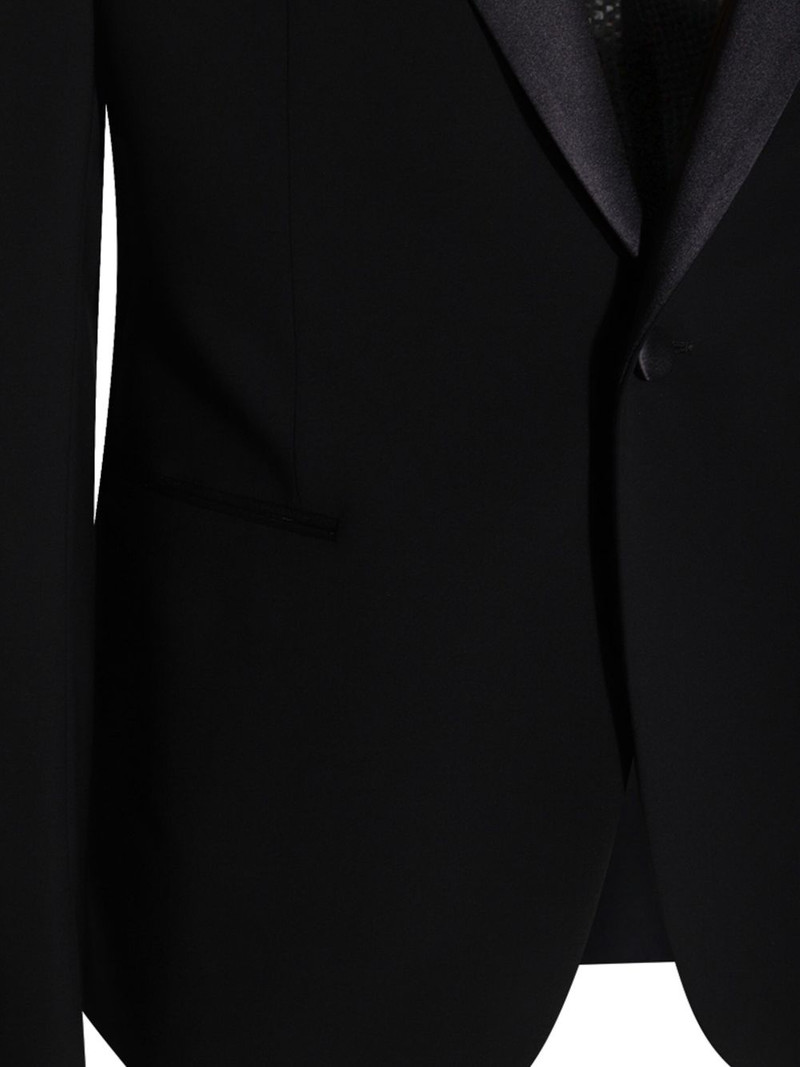 satin-trim suit 3