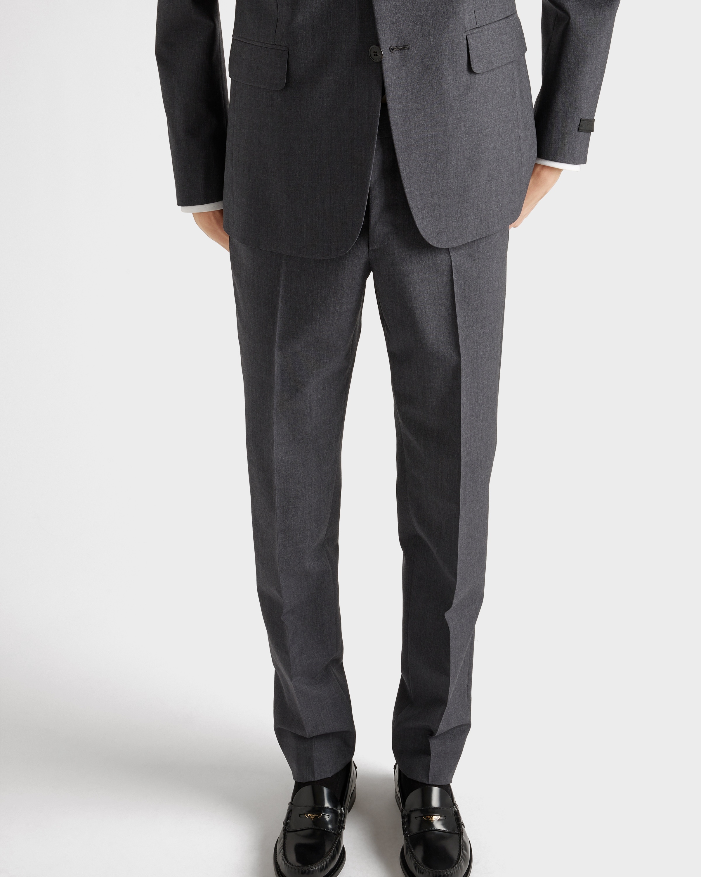 Wool and mohair single-breasted suit - 6