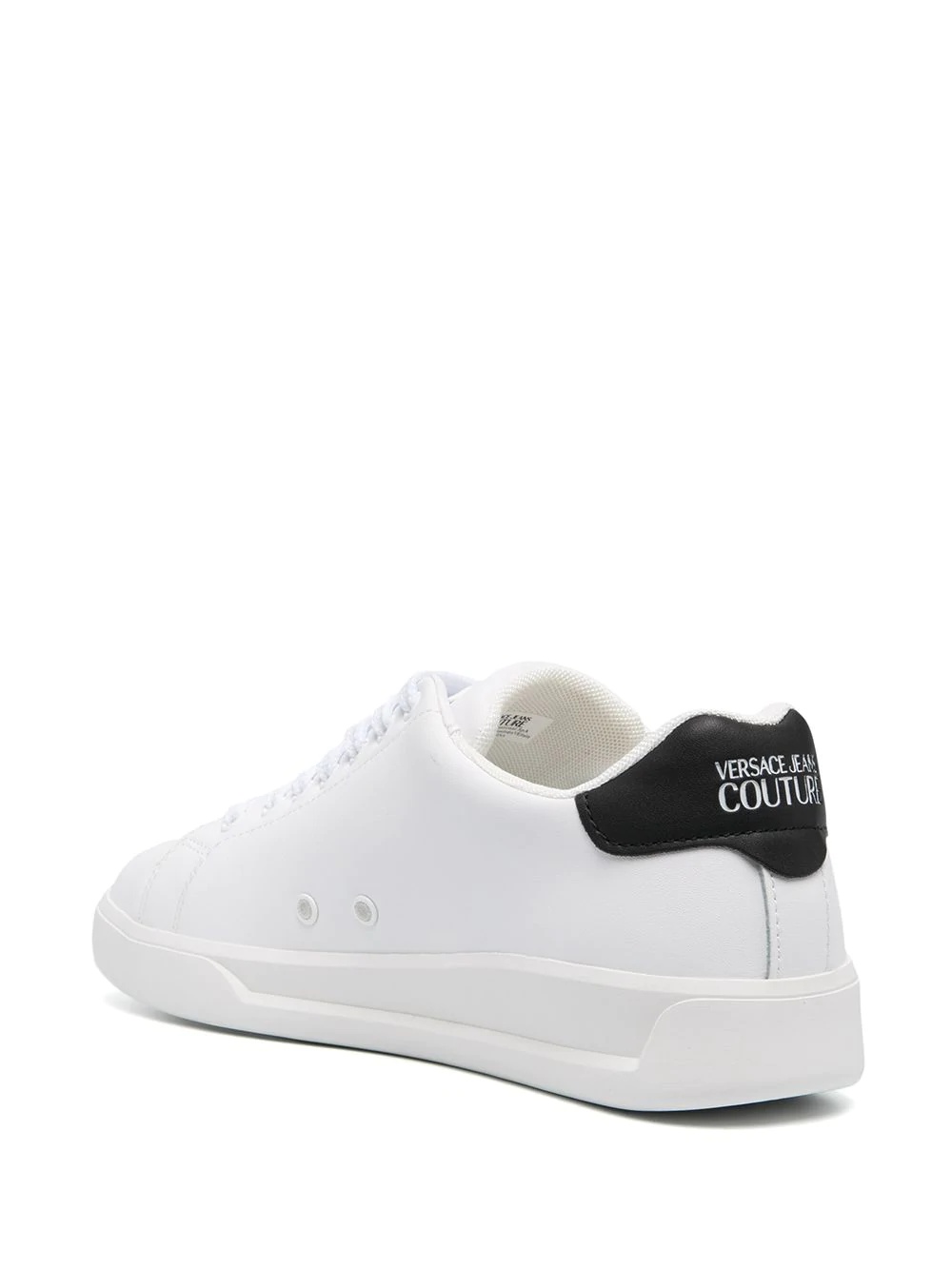 embroidered logo low-top sneakers - 3