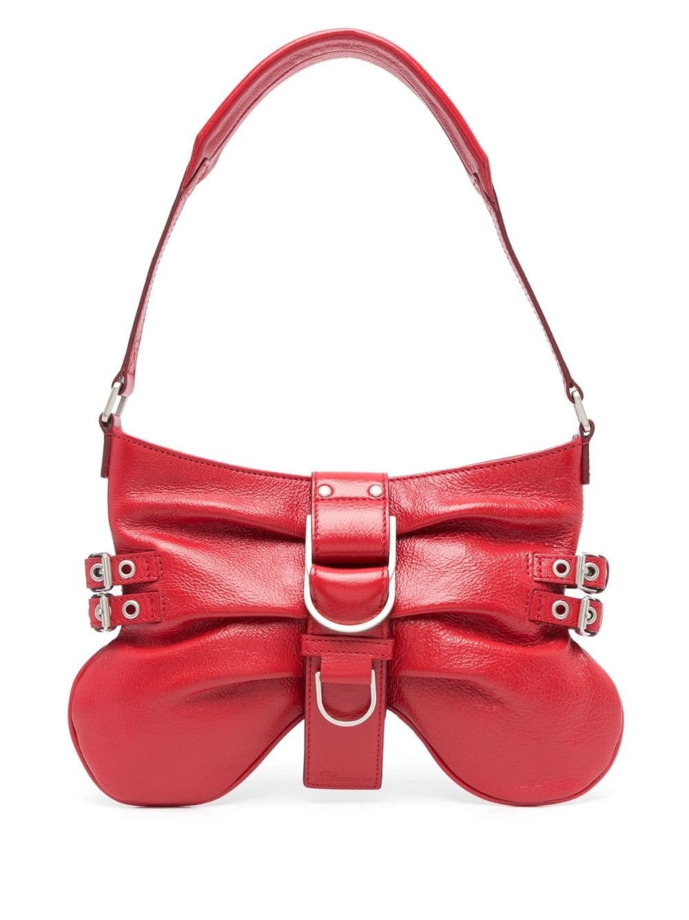 Butterfly leather shoulder bag - 1