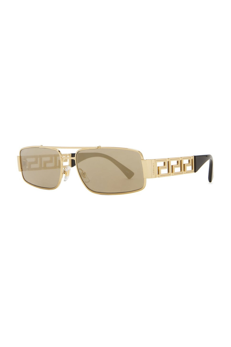 VERSACE Small Oval Frame Sunglasses outlook