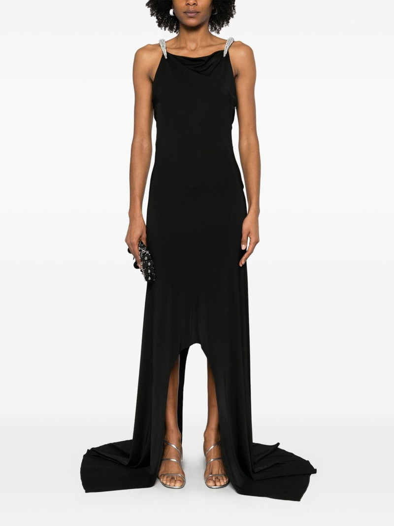 David Koma crystal-embellished gown outlook