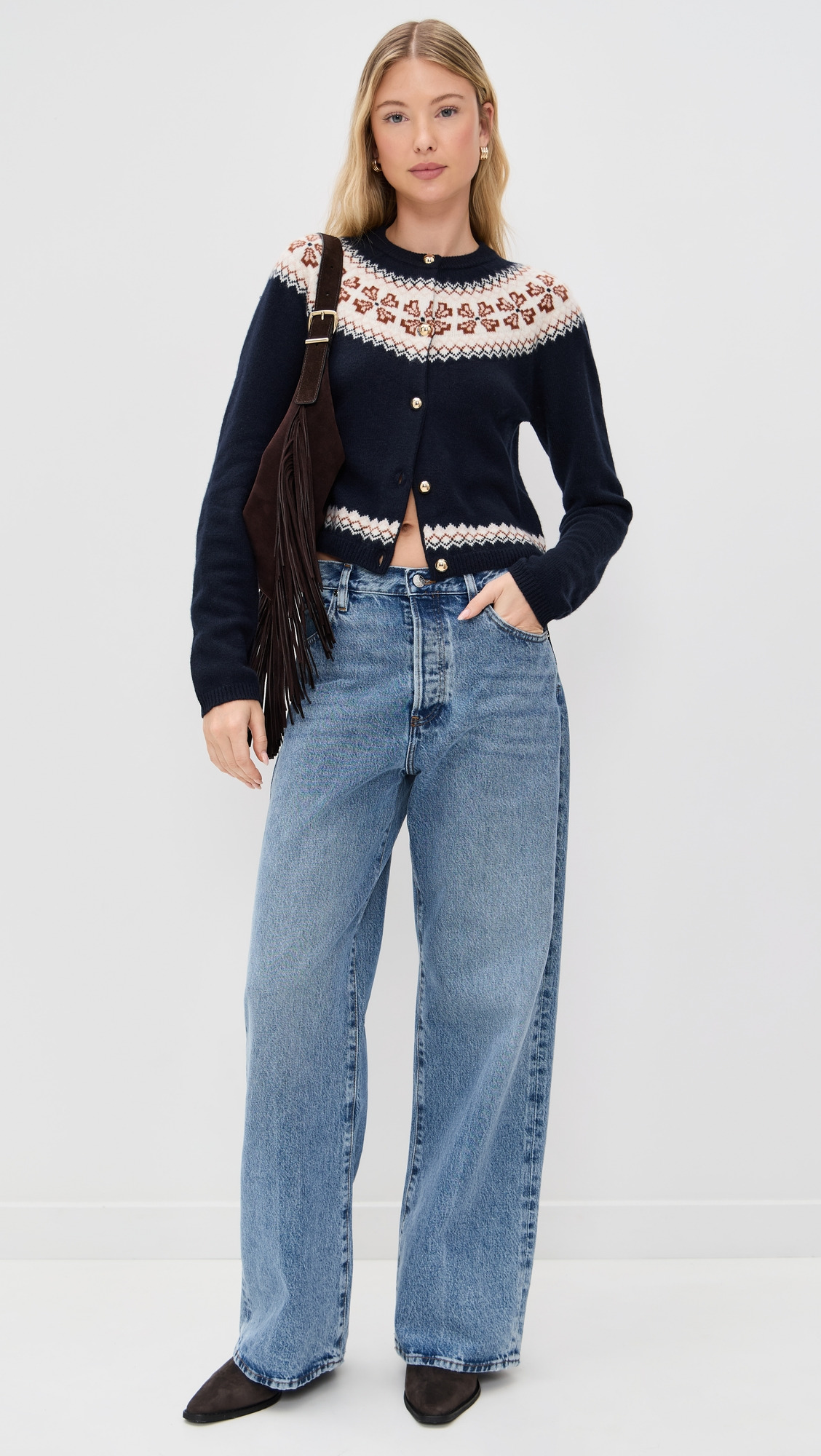 The Cashmere Fair Isle Cardi - 4