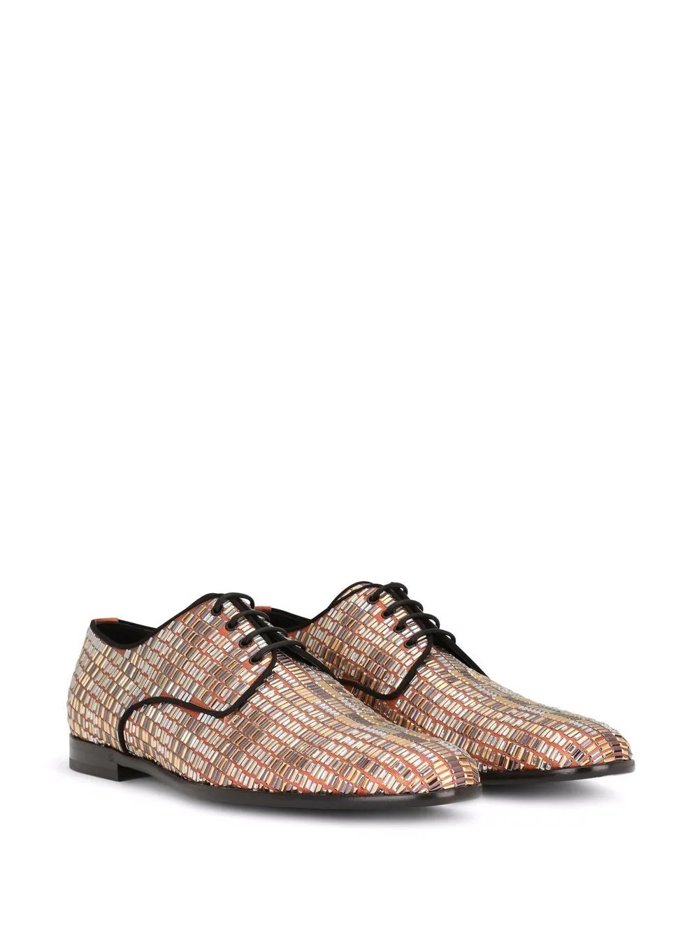 Raffaello rhinestone Derby shoes - 2