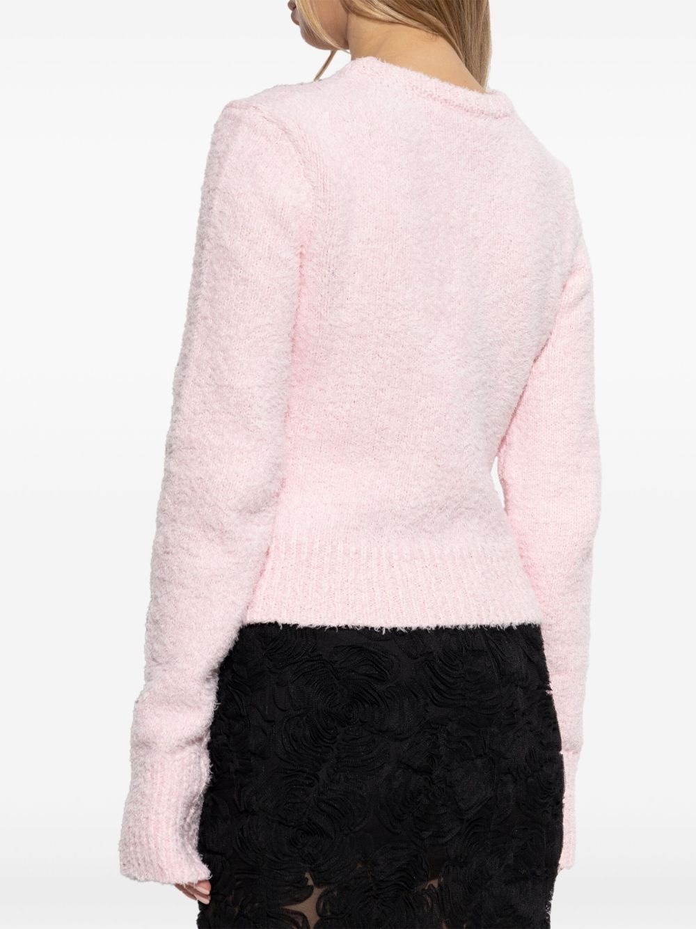 bow-detail sweater - 4
