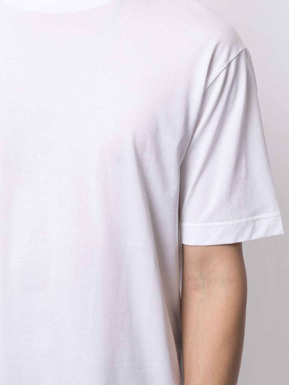 crew-neck fitted T-shirt - 5