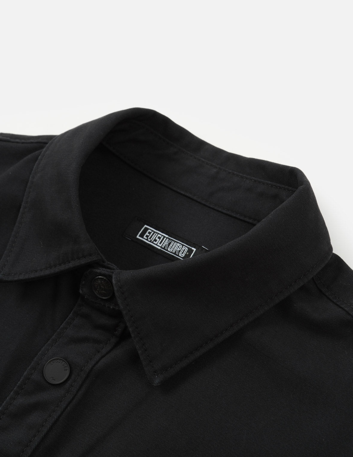Kamon and Logo Embroidery Shirt Jacket - 5
