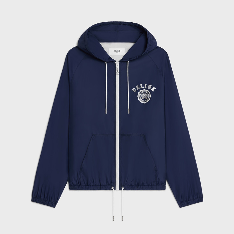 celine blason windbreaker in lightweight nylon 1