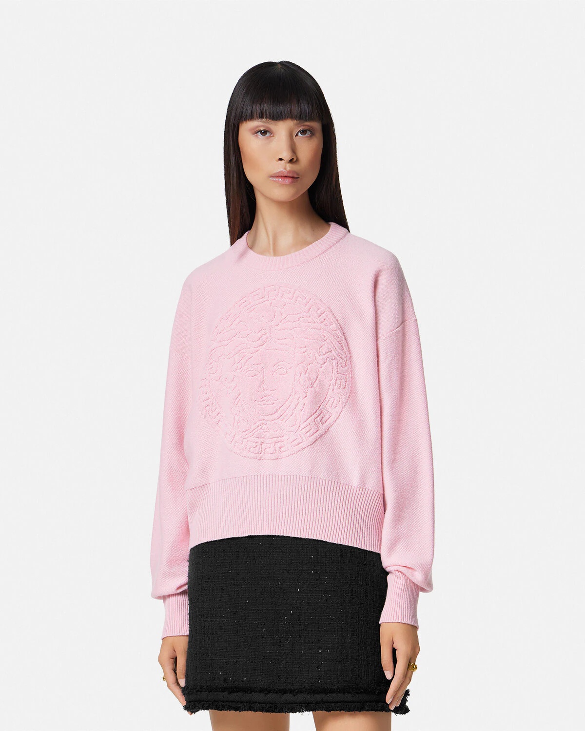 Medusa Wool-Blend Knit Towel Sweater - 4