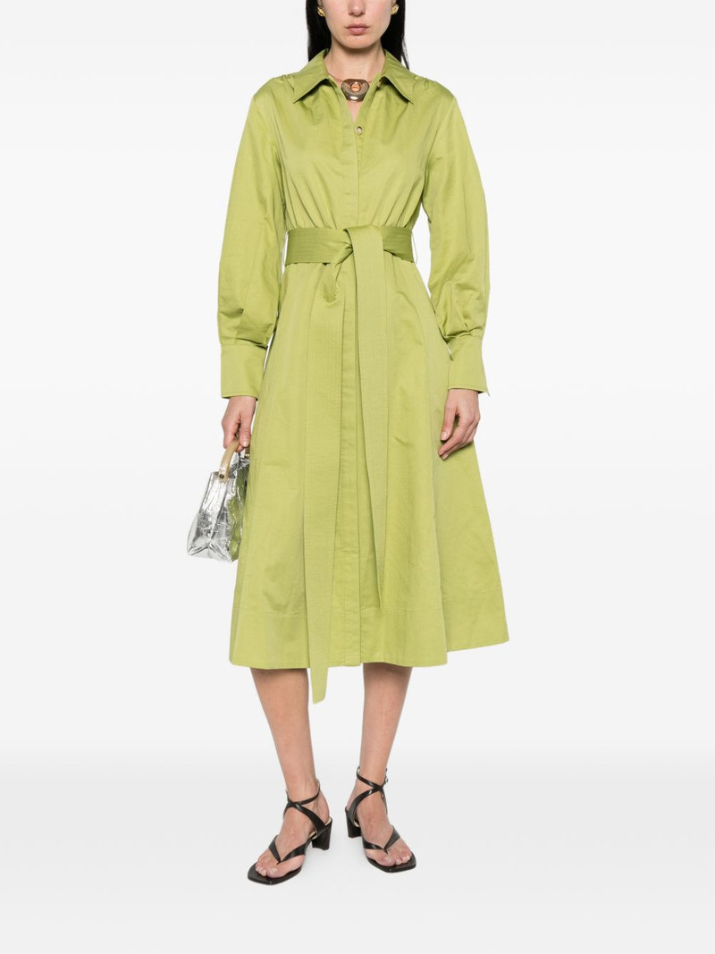 JOSEPH Ziane belt midi shirt dress outlook
