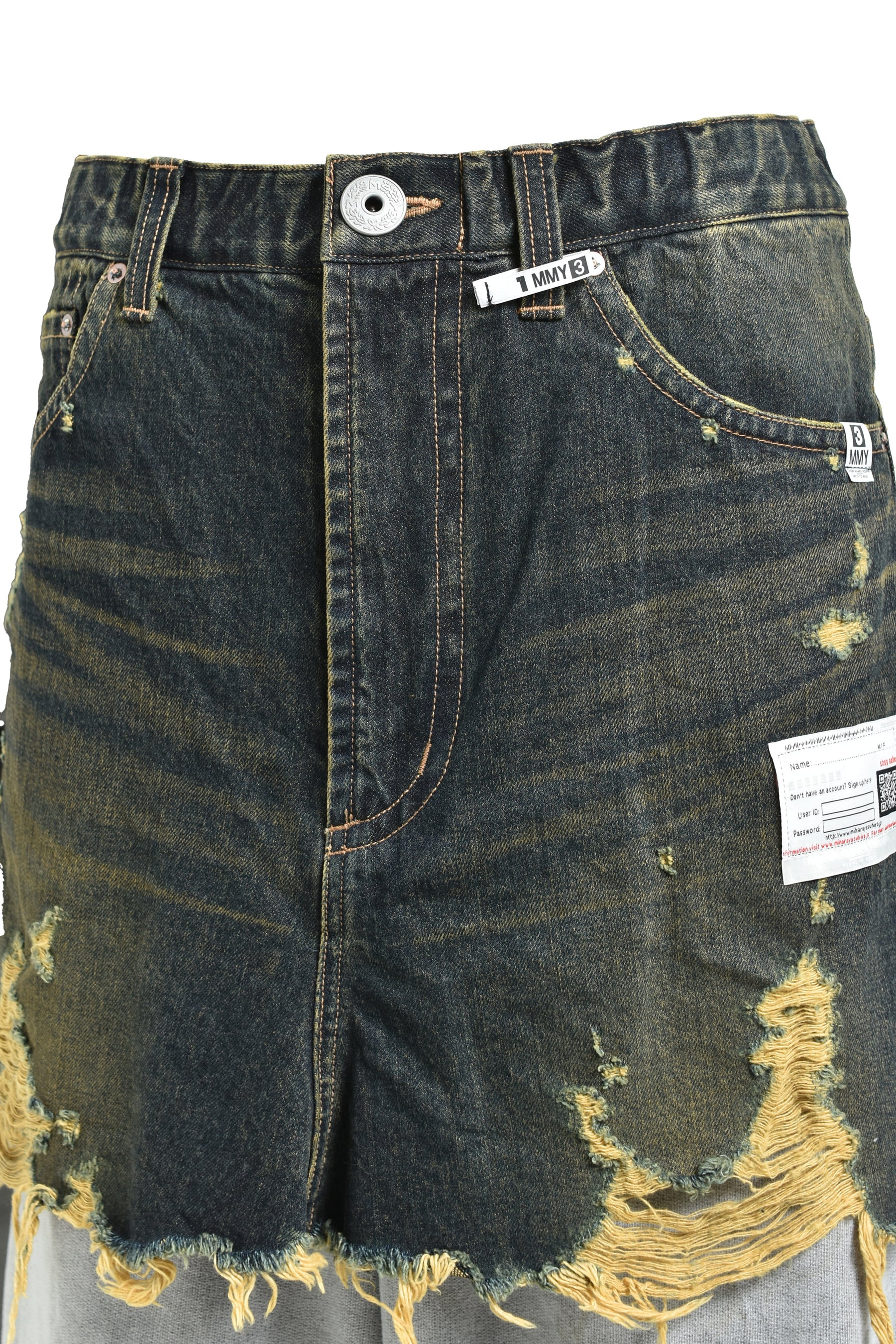 WAIST LAYERED JEANS / IND - 8