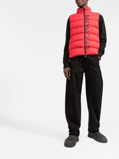 Moncler Amak padded gilet outlook