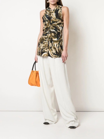 Proenza Schouler feather print tank top outlook