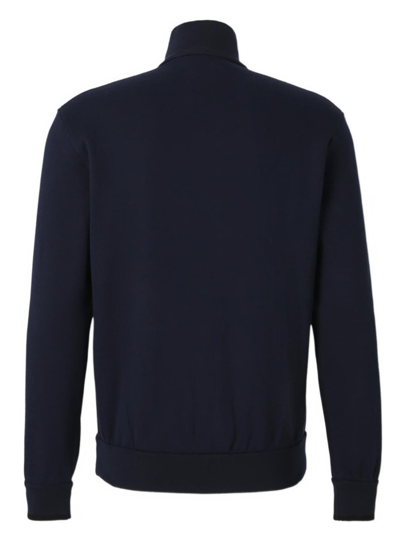 Brioni ribbed round-neck sweater outlook