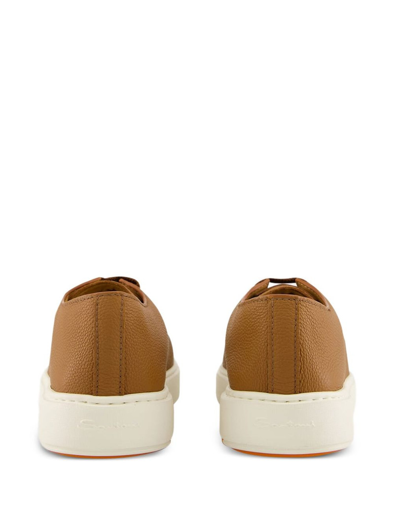 leather lace-up sneakers 3