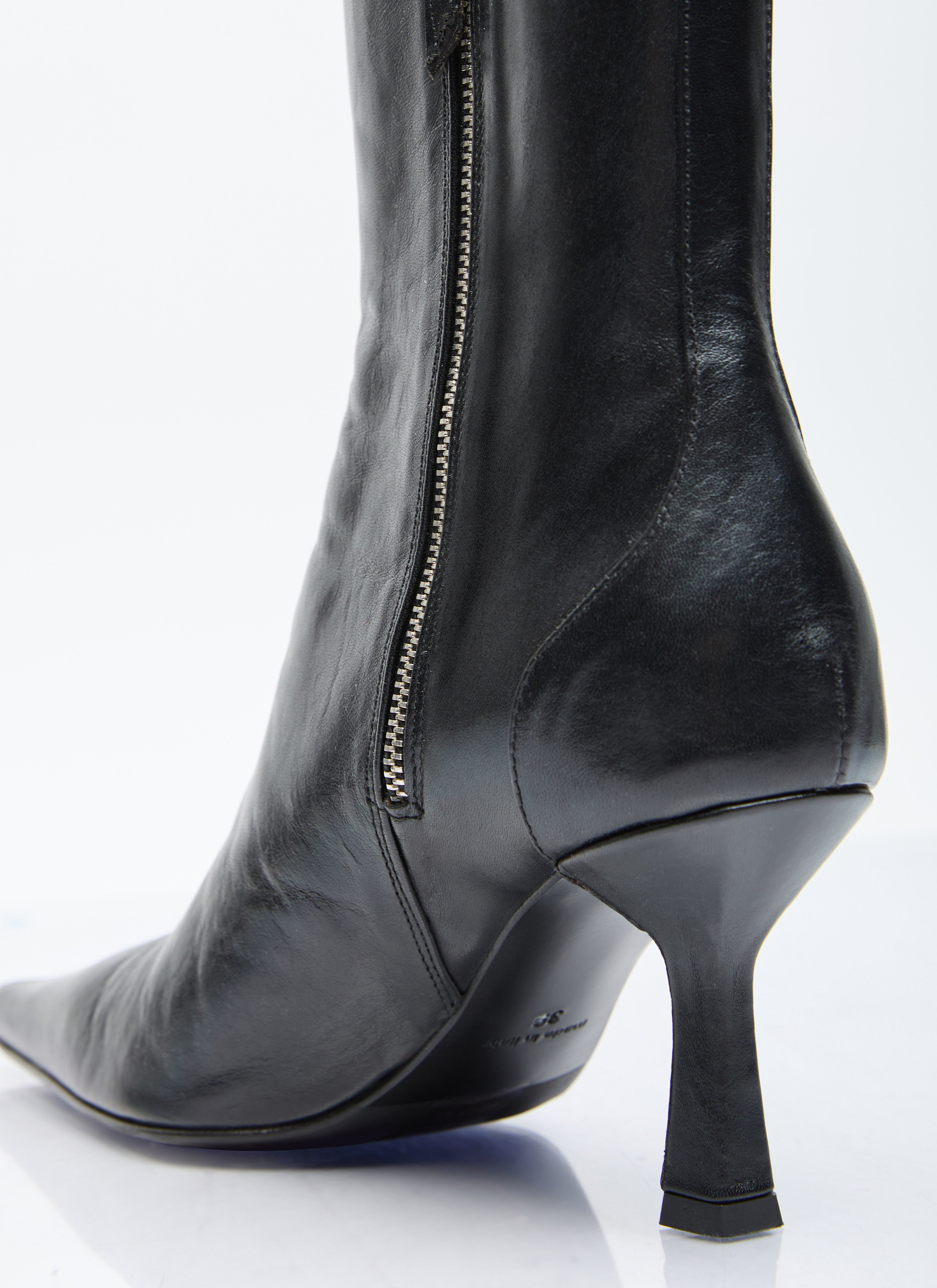 Our Legacy Women Slim Leather Boots - 2