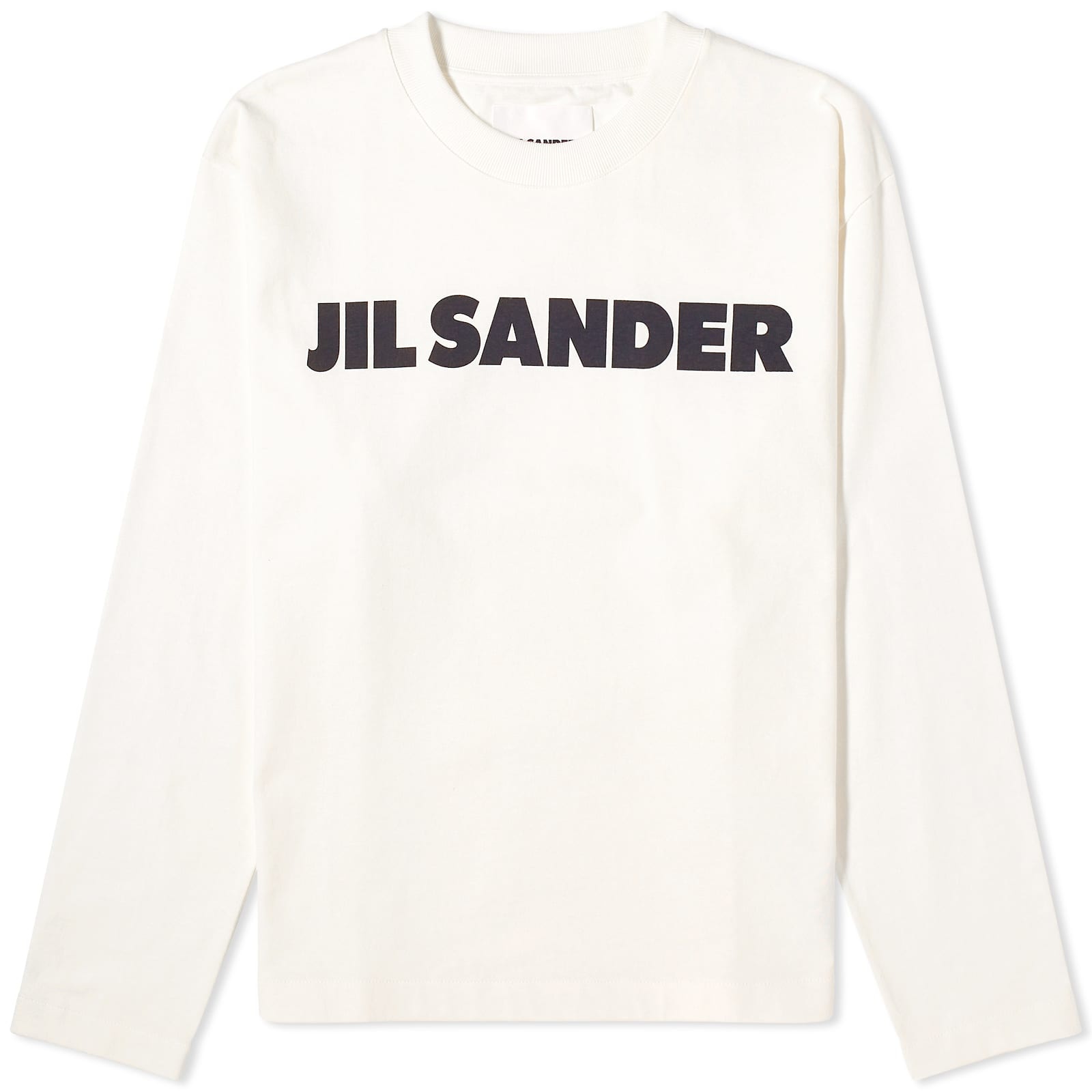 Jil Sander Long Sleeve Logo T-Shirt - 1