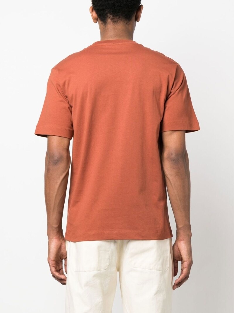 logo-print organic cotton T-shirt - 4