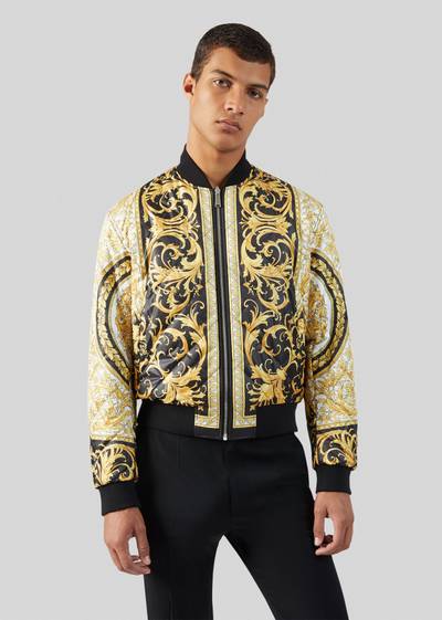 VERSACE Reversible Quilted Bomber Jacket outlook