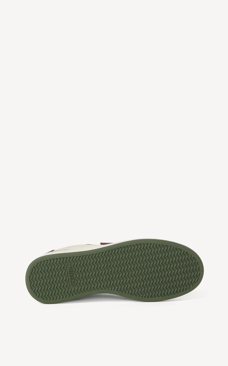 KENZO Kourt 80 leather trainers 5