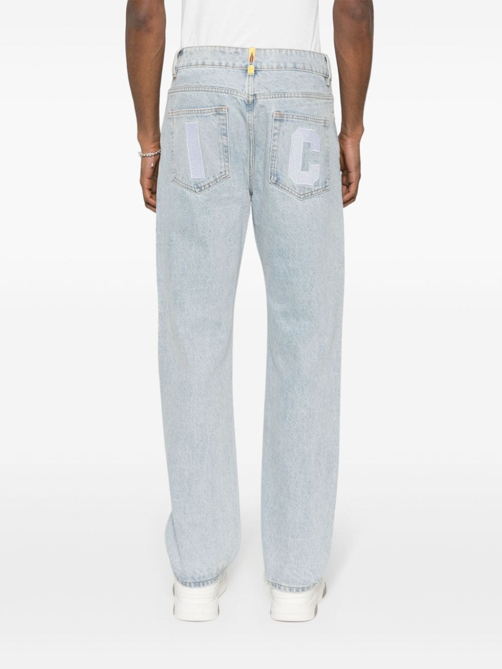 Running Dog straight-leg jeans - 4