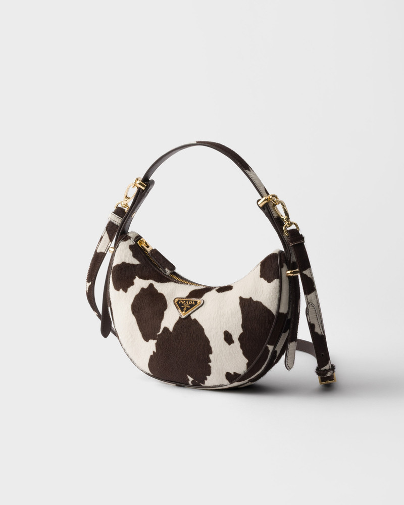 Prada Prada Arqué printed leather mini shoulder bag outlook