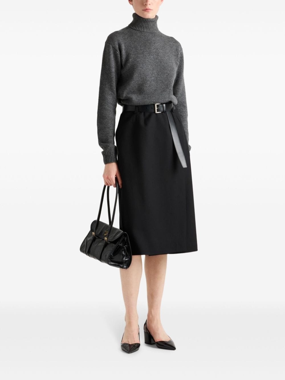 gabardine skirt - 2