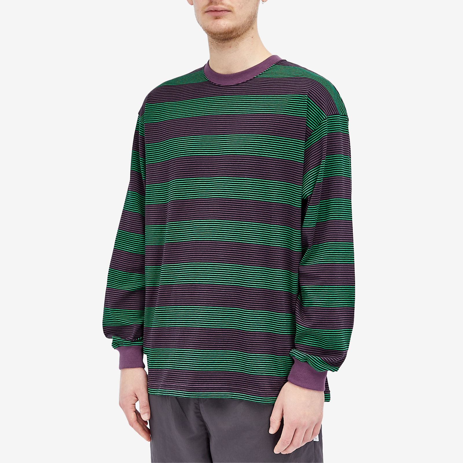 WTAPS Long Sleeve 15 Stripe T-Shirt - 2