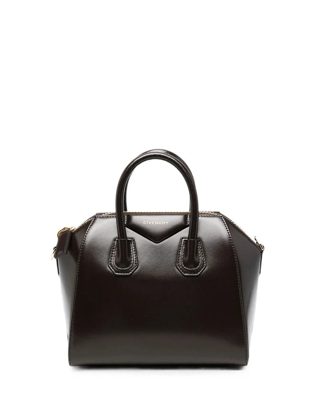 ANTIGONA MINI BOX LEATHER BAG - 1