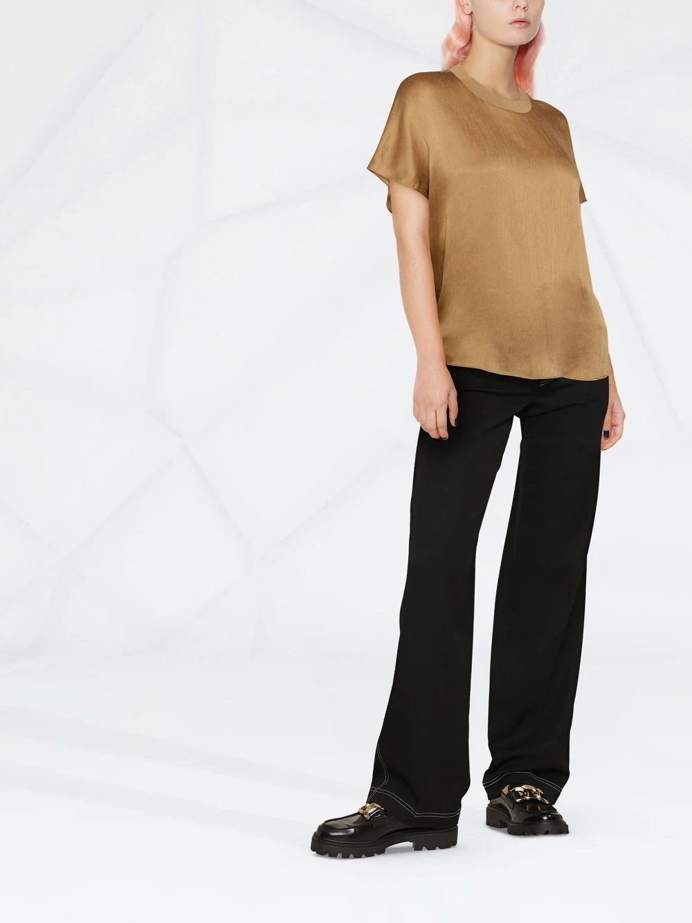 round neck T-shirt - 3
