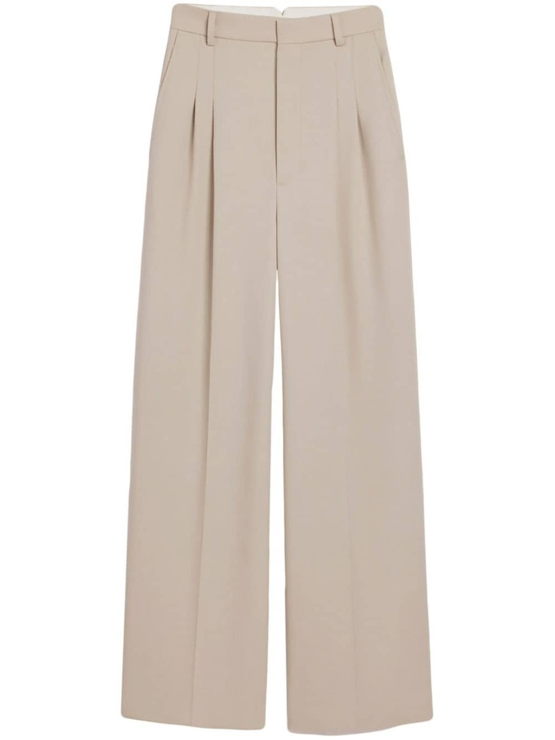 wide-leg tailored wool trousers 1