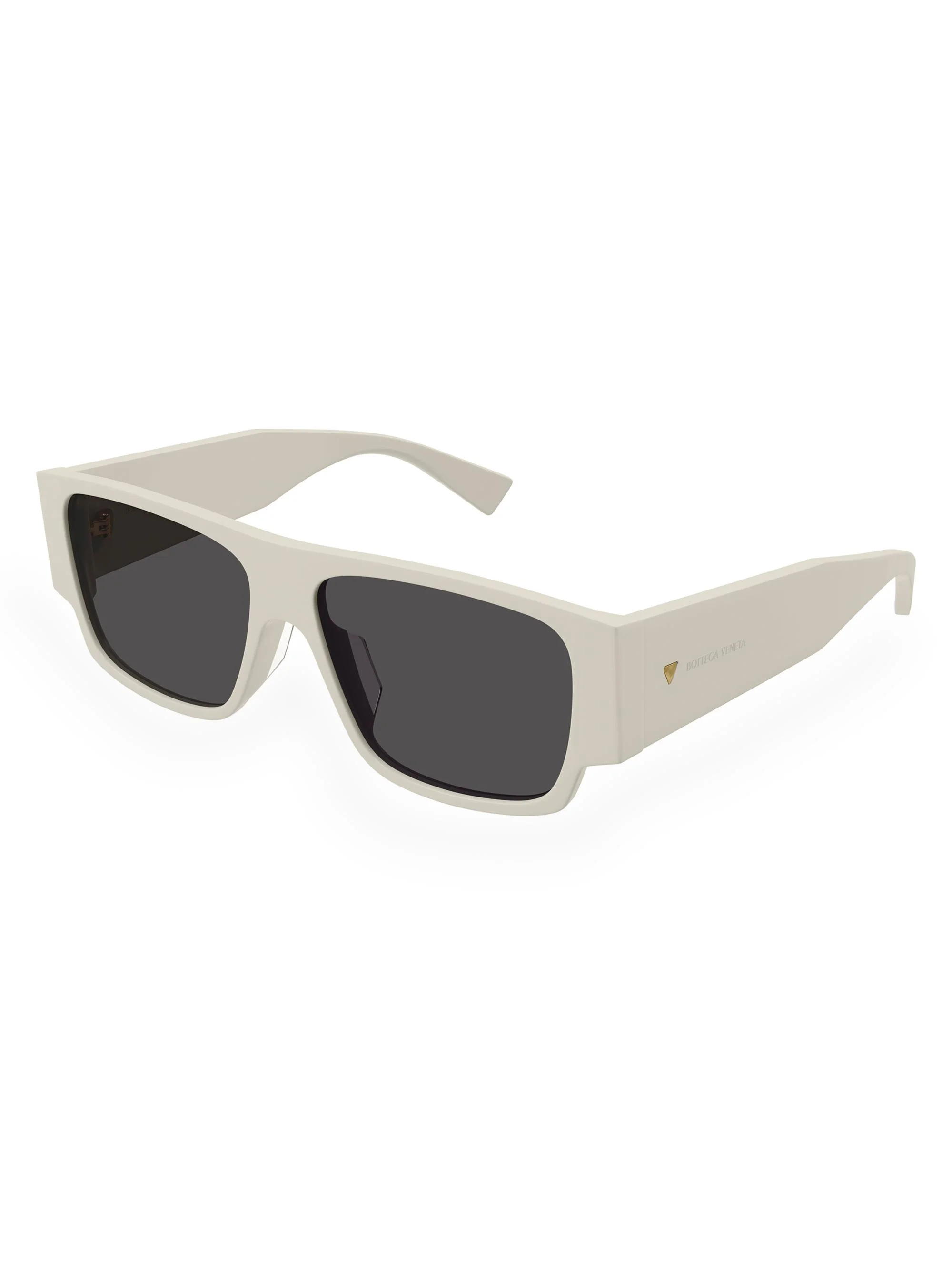 Men's Bold Triangle Stud BV1286S 57MM Square Sunglasses - White Grey - 1