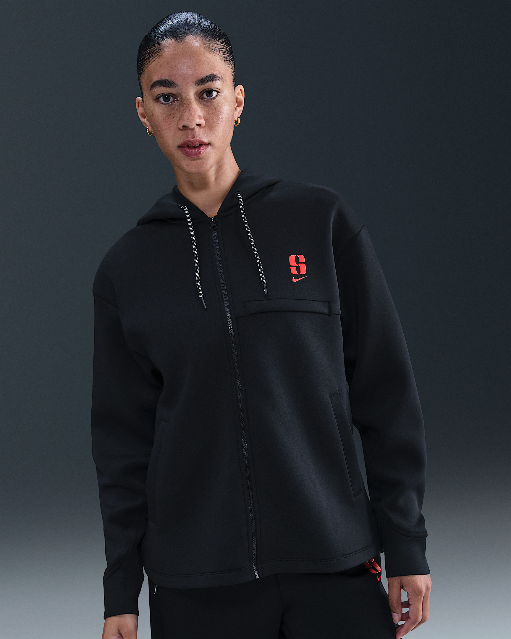 Sabrina Dri-FIT Loose Full-Zip Basketball Hoodie - 2