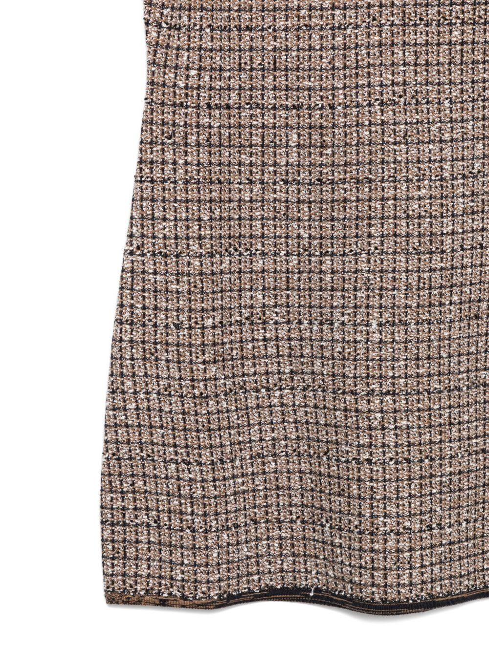 tweed sleeveless mini dress - 3