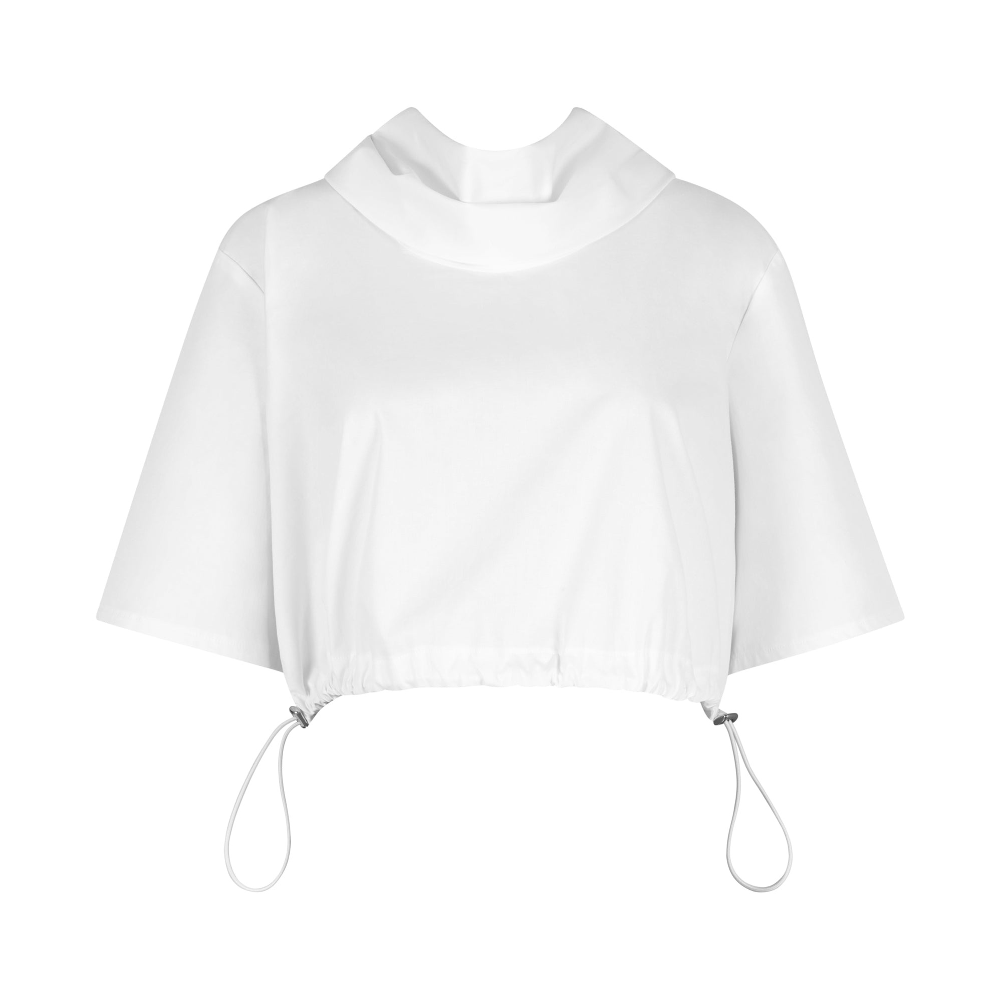 Drawstring Cropped Top - 1