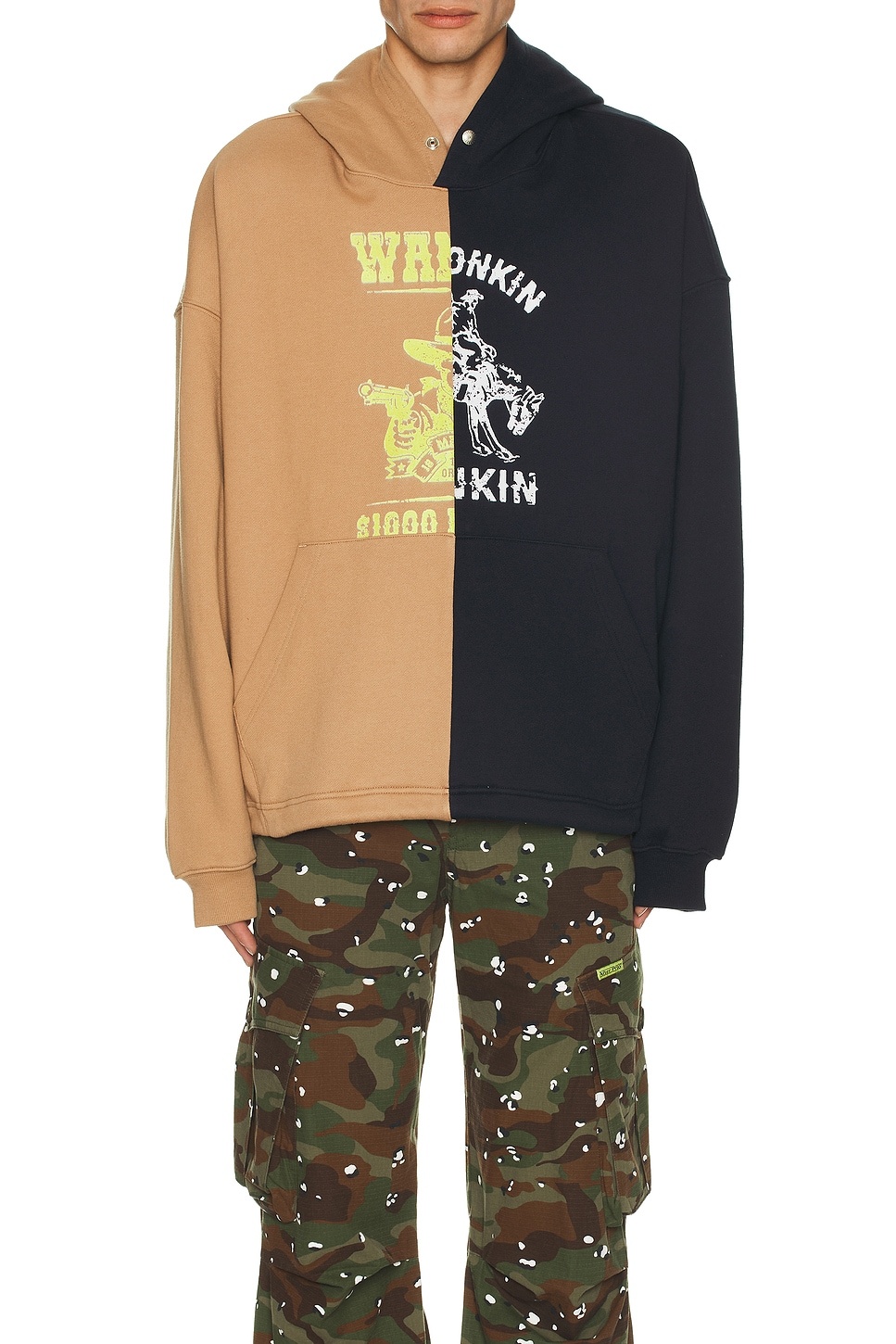 Opposition Half Panel Pullover Hoodie - 3