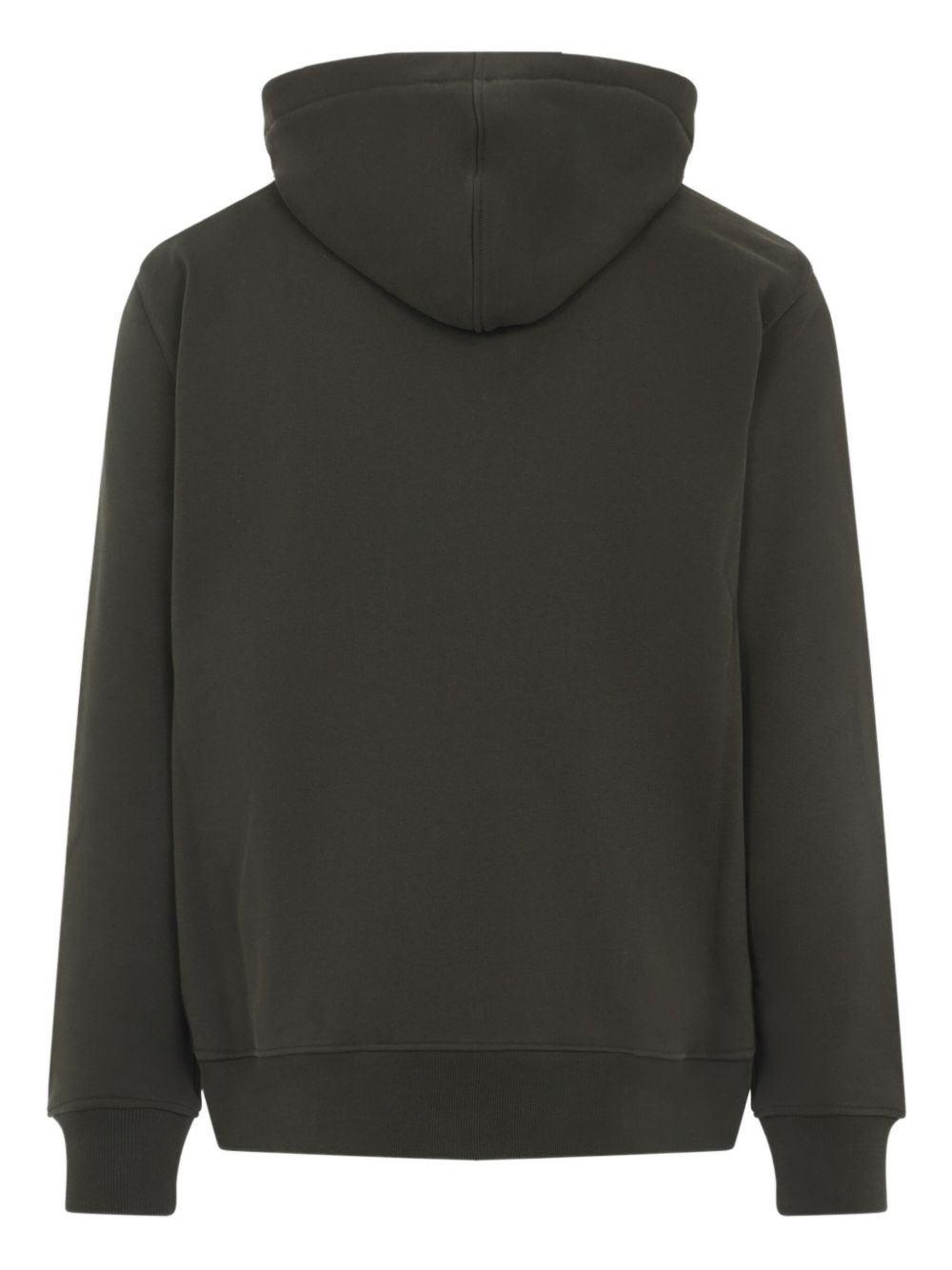 logo-embroidered zip-up hoodie - 2