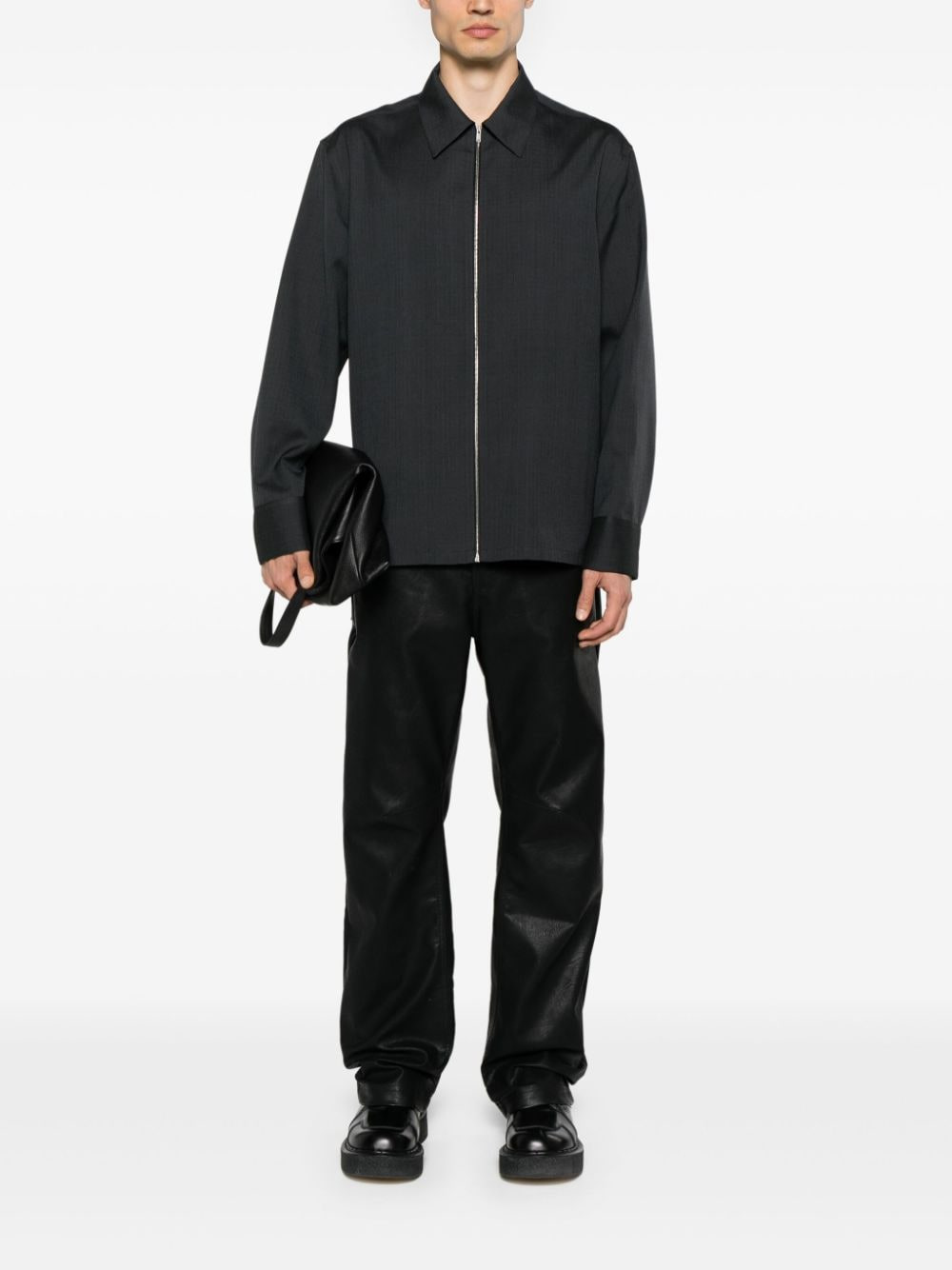 Jil Sander Men Logo Shirt - 5