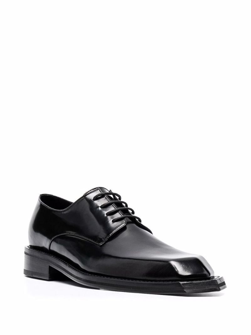 angled-toe Derby shoes - 2