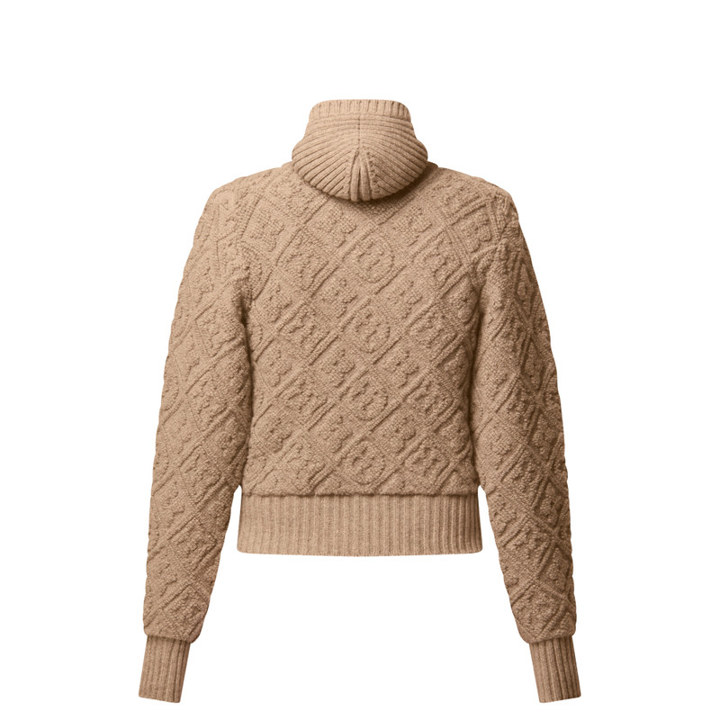 Monogram Toweling Zip-Up Hoodie 3