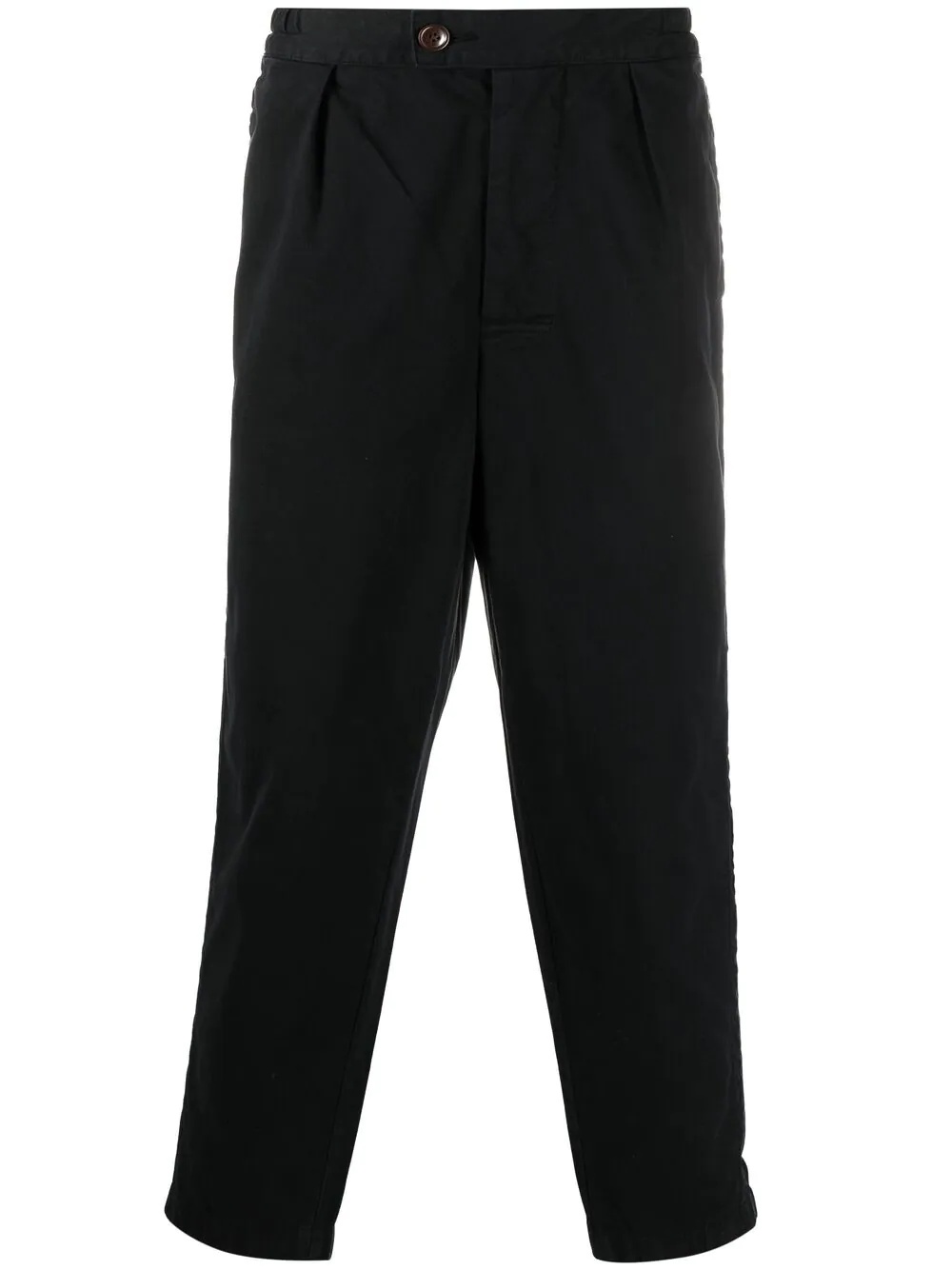 straight-leg cropped trousers - 1