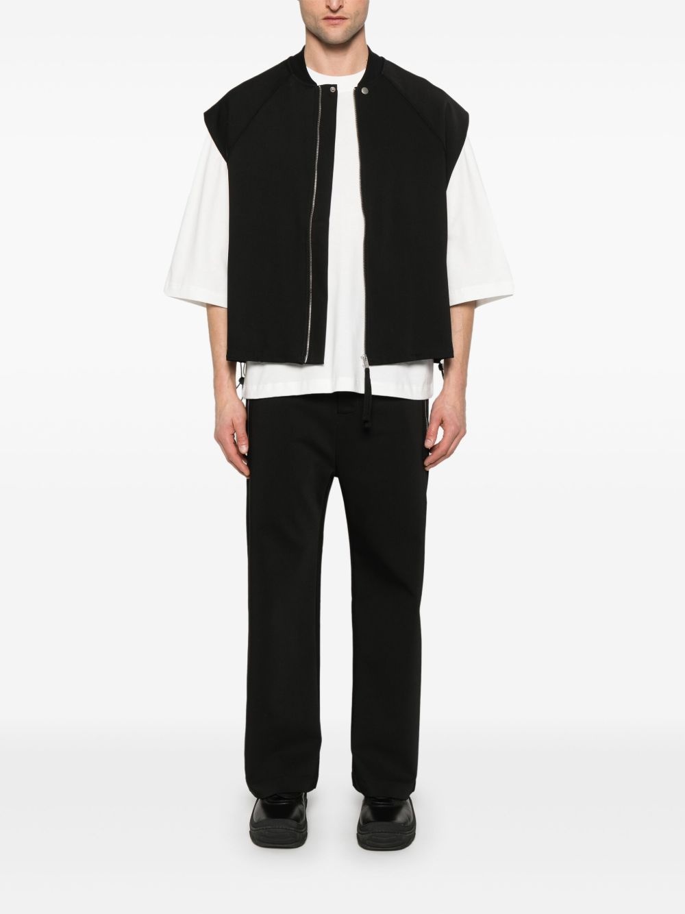 zip-up gilet - 2