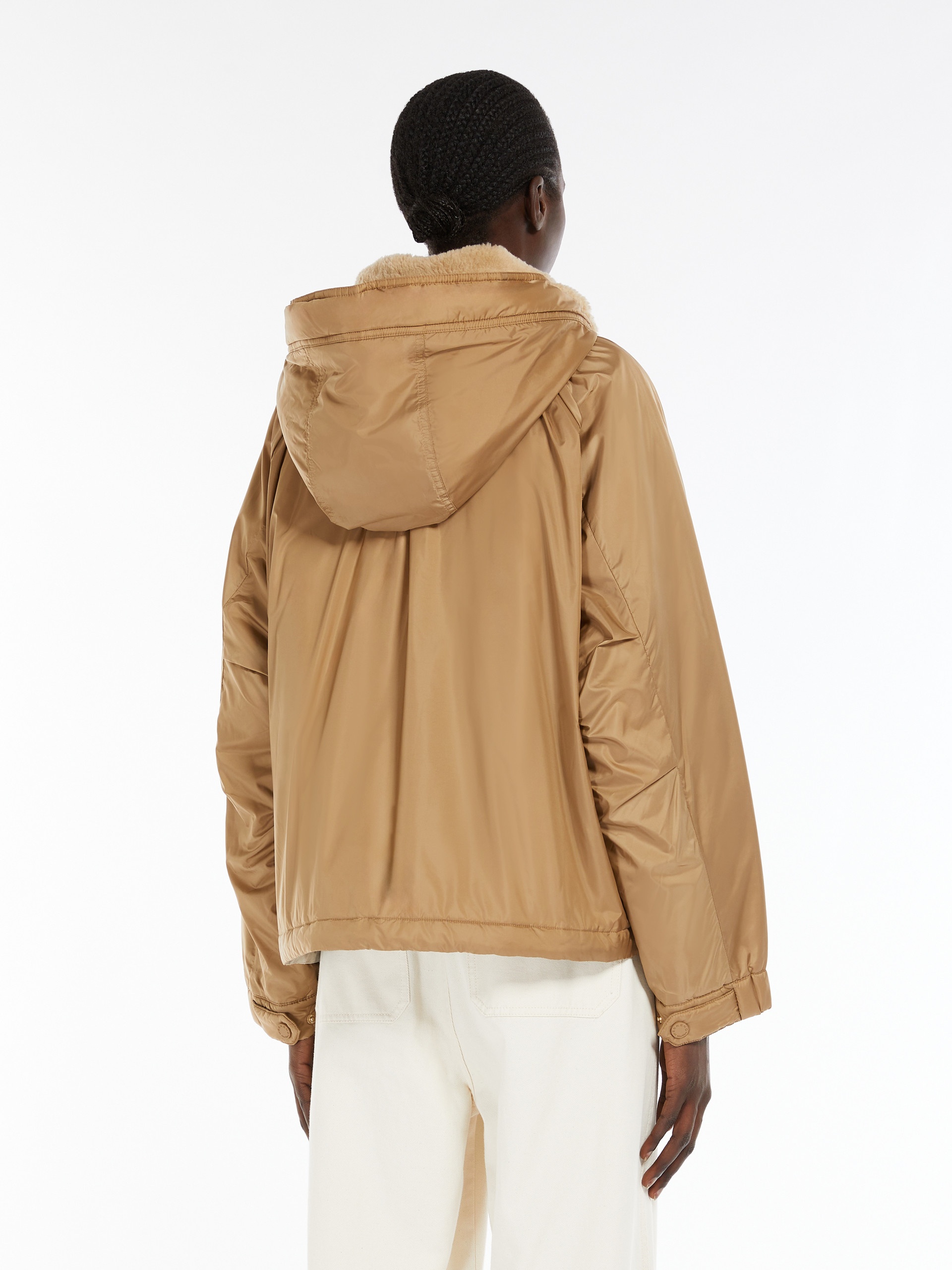 ARLES Reversible water-repellent canvas windbreaker - 4