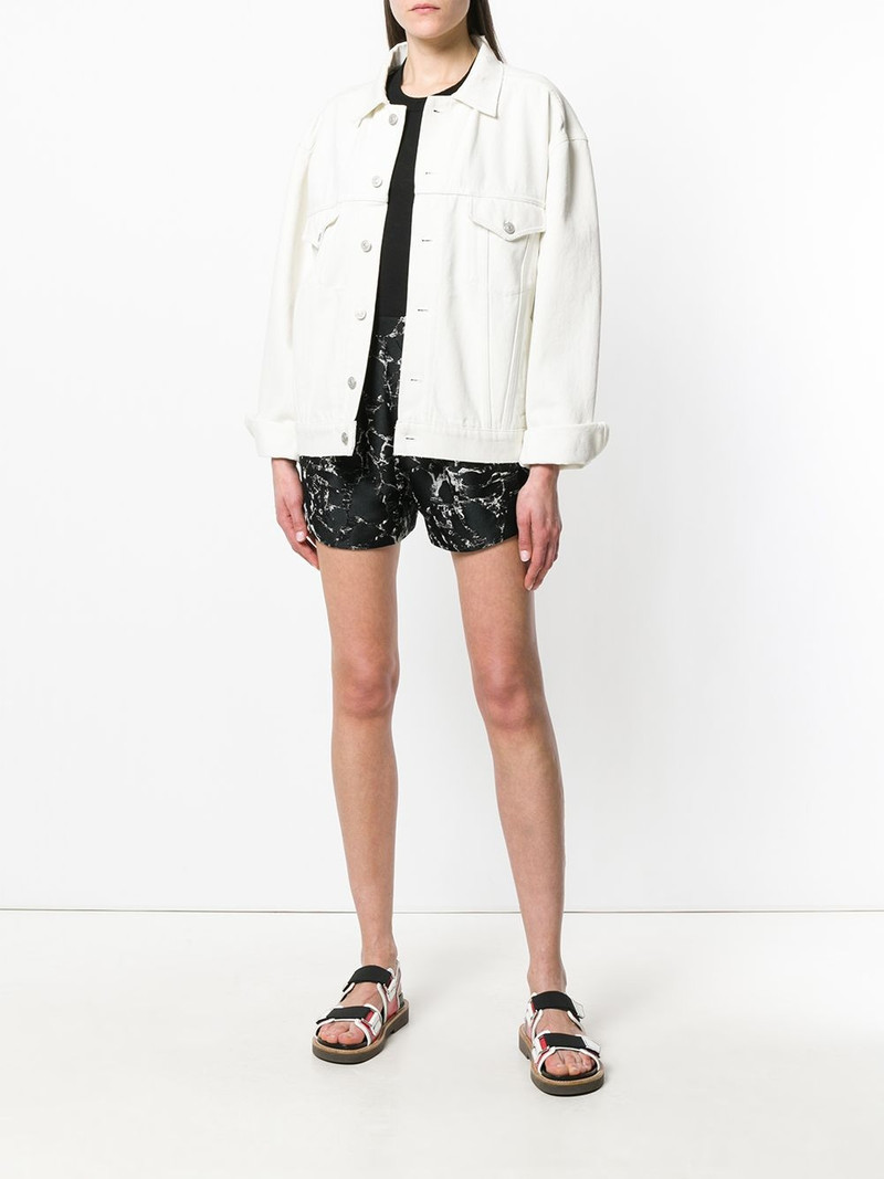 JAMES PERSE sheer slub crew neck tee outlook