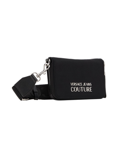 VERSACE JEANS COUTURE Black Sporty Logo Bag outlook